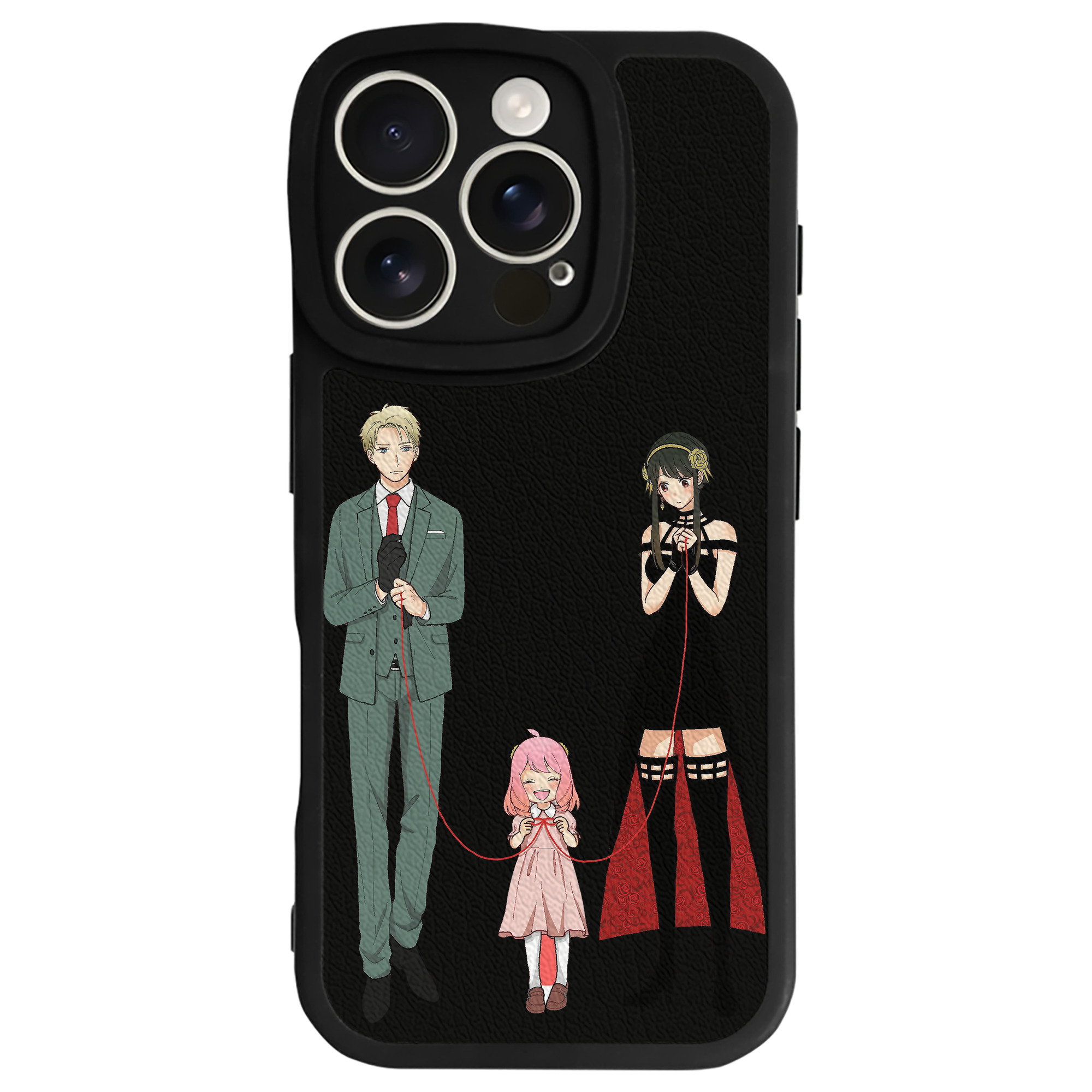 （画像用） SPY×FAMILY间谍家家酒 【iPhone 16シリーズ対応】シリコンスマホケース（レザー調） 材質：シリコン